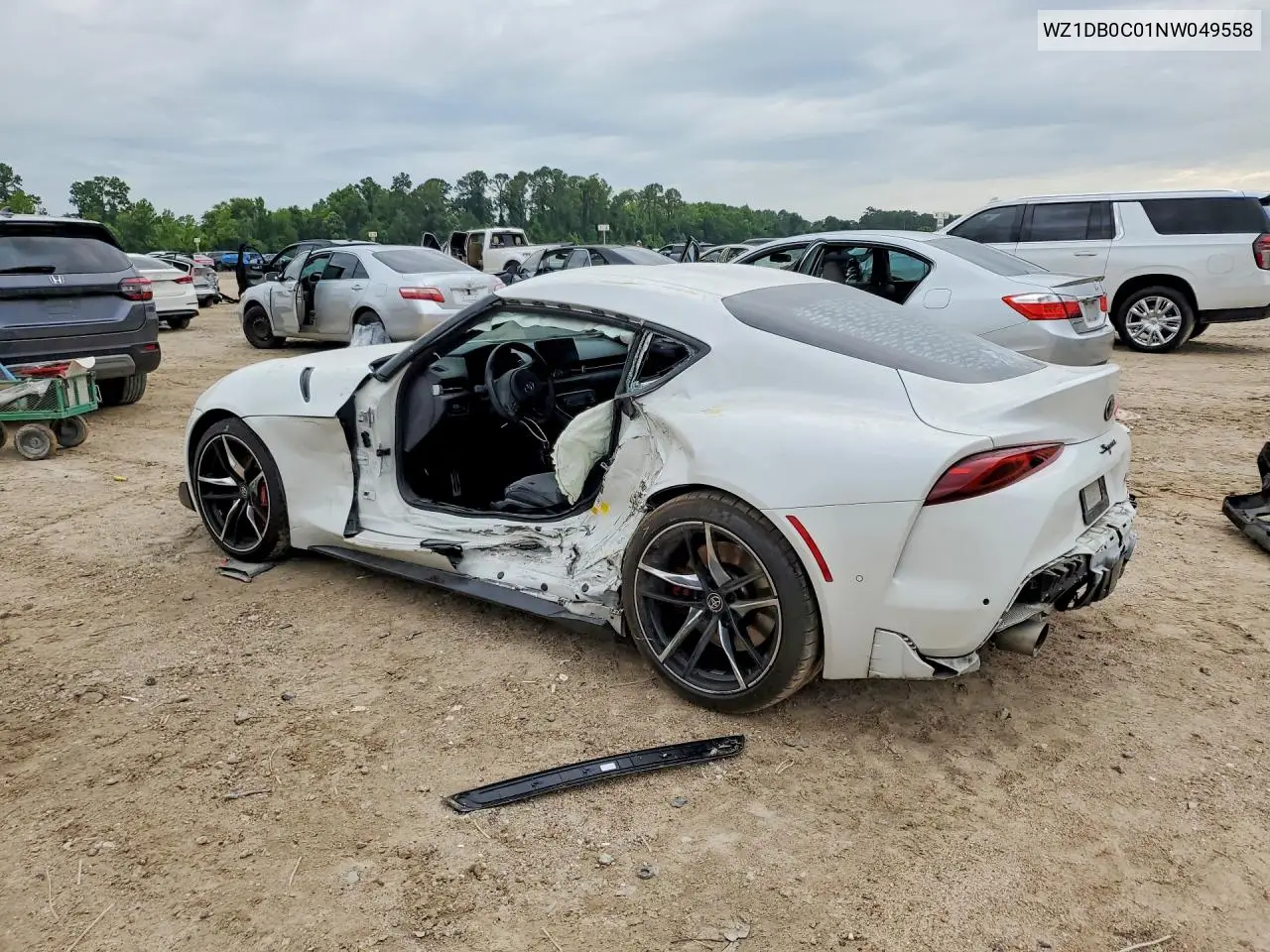 2022 Toyota Gr Supra 3.0 Premium VIN: WZ1DB0C01NW049558 Lot: 54410876