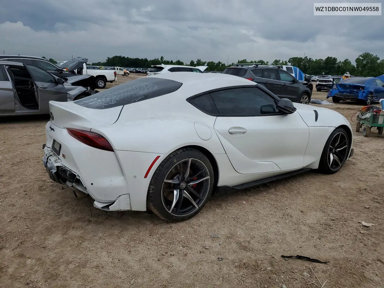 2022 Toyota Gr Supra 3.0 Premium VIN: WZ1DB0C01NW049558 Lot: 54410876