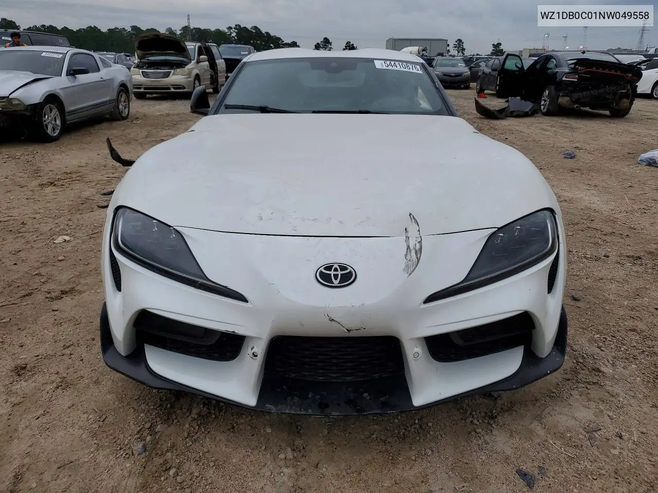 2022 Toyota Gr Supra 3.0 Premium VIN: WZ1DB0C01NW049558 Lot: 54410876