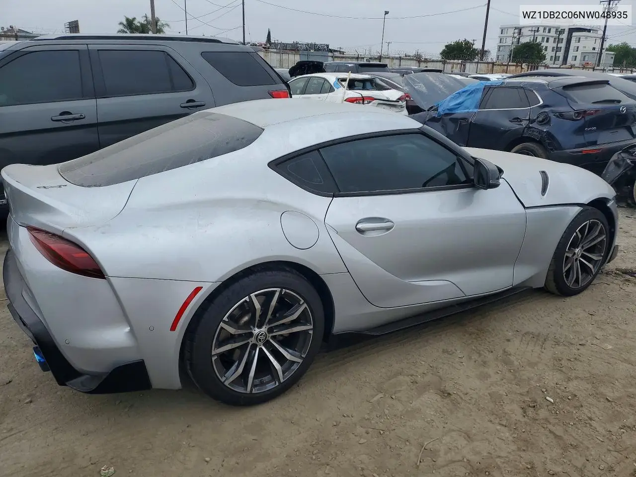 2022 Toyota Gr Supra 2.0 VIN: WZ1DB2C06NW048935 Lot: 54810296