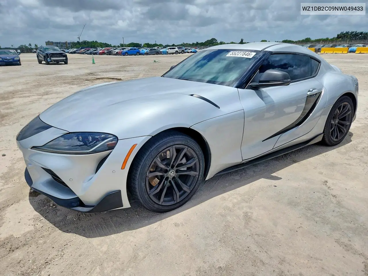 2022 Toyota Gr Supra 2.0 VIN: WZ1DB2C09NW049433 Lot: 55227846