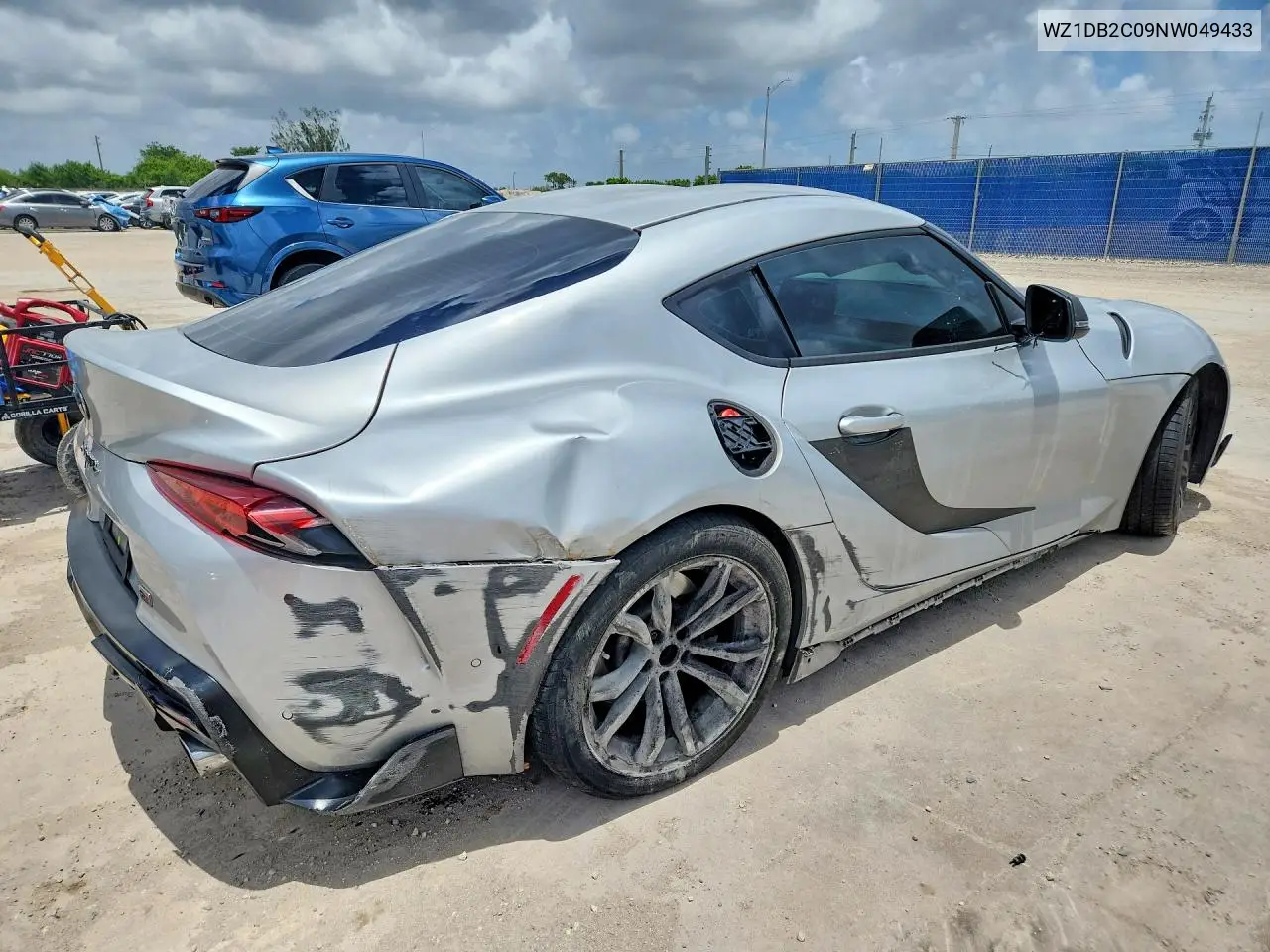 2022 Toyota Gr Supra 2.0 VIN: WZ1DB2C09NW049433 Lot: 55227846