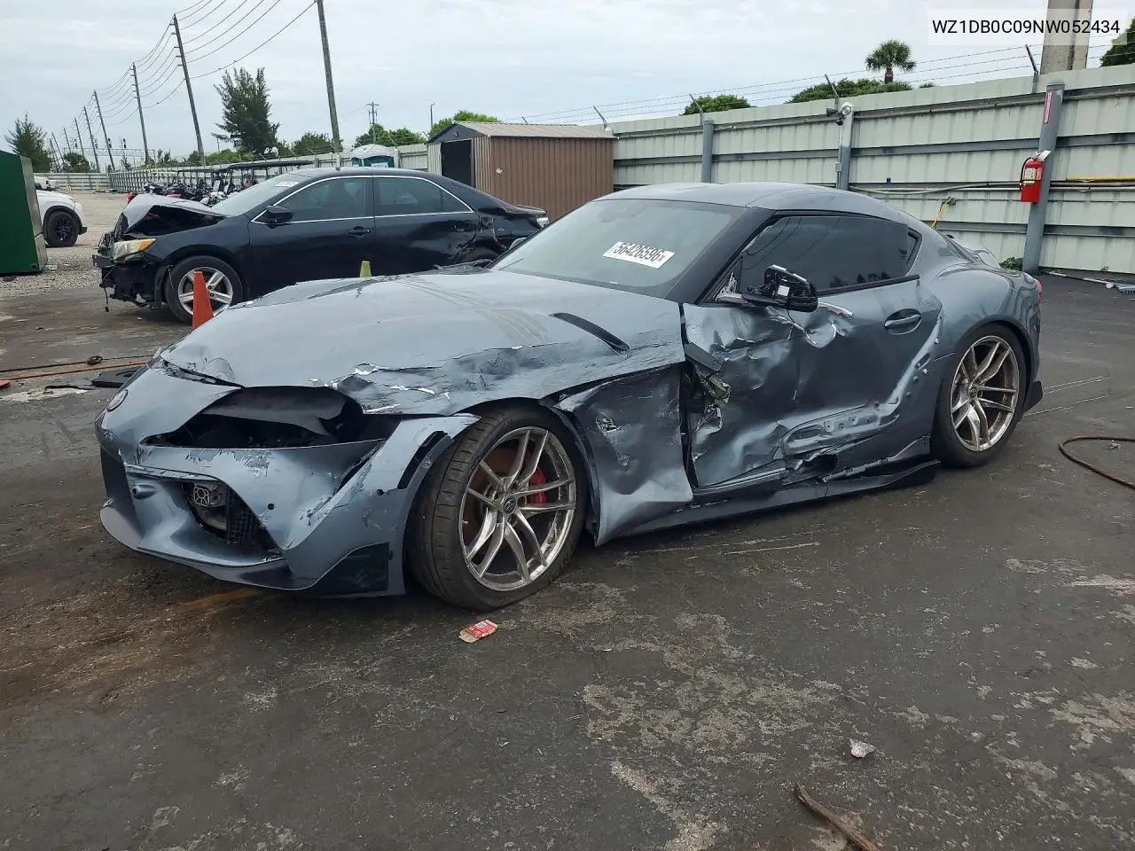2022 Toyota Gr Supra 3.0 Premium VIN: WZ1DB0C09NW052434 Lot: 56426596