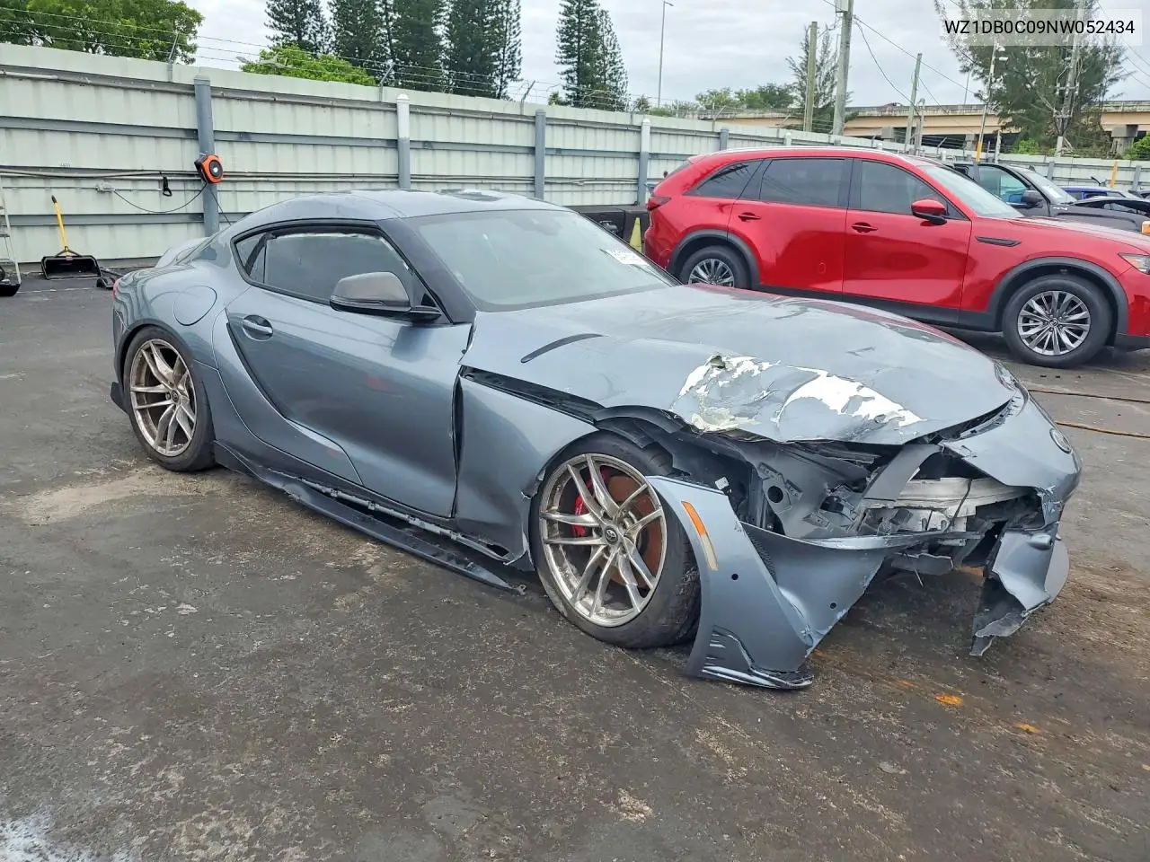 2022 Toyota Gr Supra 3.0 Premium VIN: WZ1DB0C09NW052434 Lot: 56426596