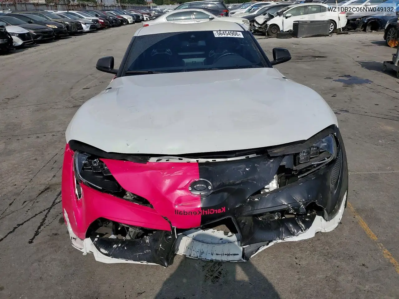 2022 Toyota Gr Supra 2.0 VIN: WZ1DB2C06NW049132 Lot: 56454906