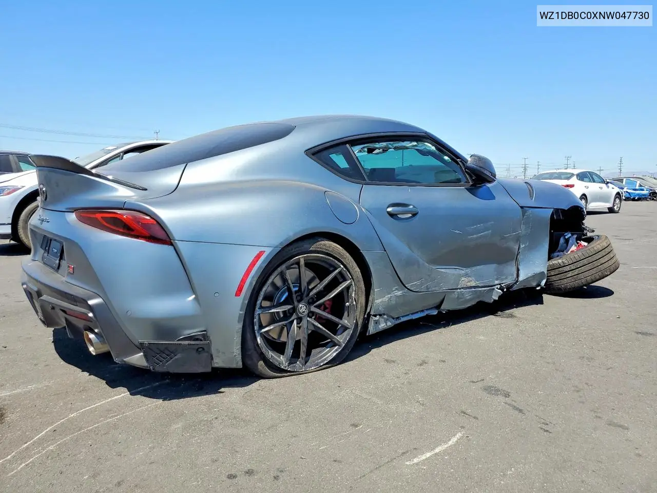 2022 Toyota Gr Supra A91-Cf Edition VIN: WZ1DB0C0XNW047730 Lot: 59845056