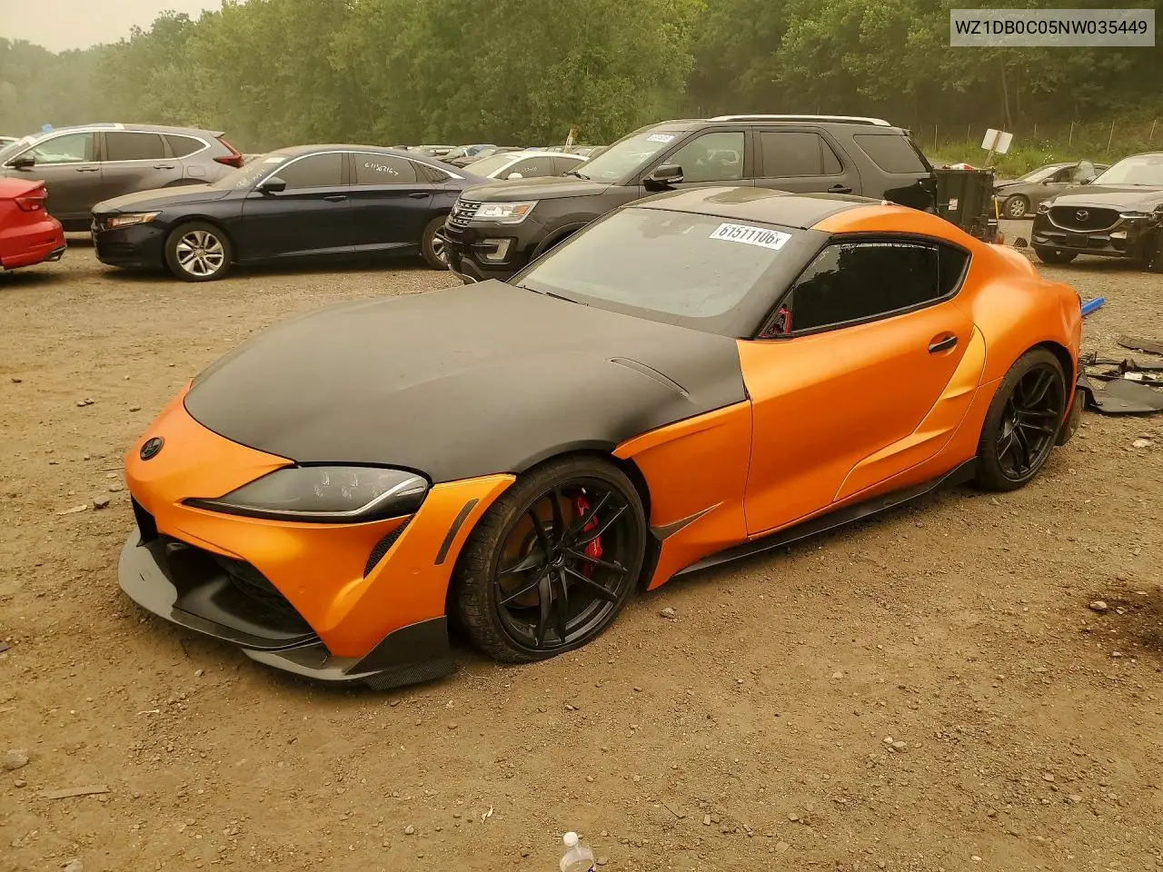 2022 Toyt Supra Base VIN: WZ1DB0C05NW035449 Lot: 61511106
