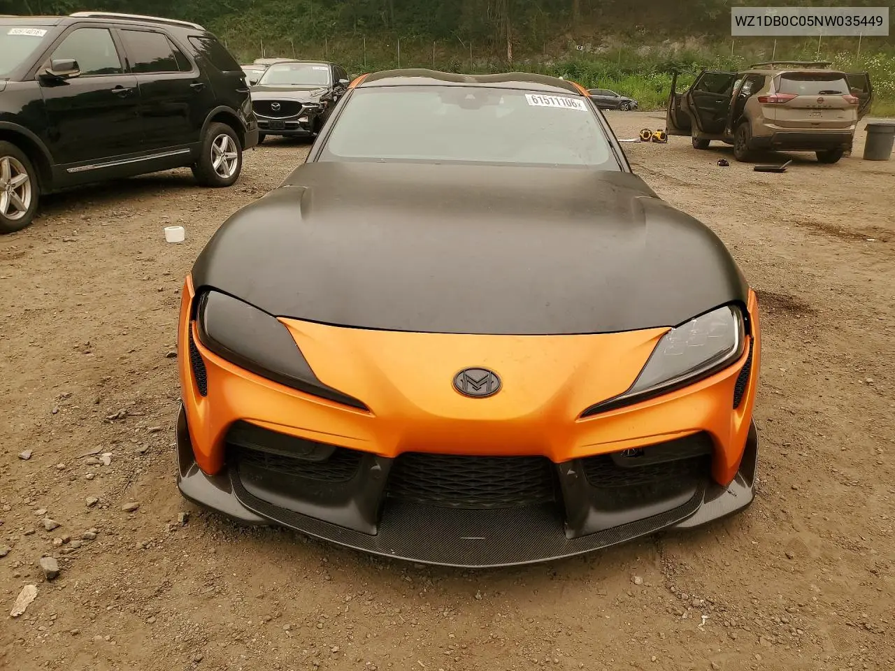 2022 Toyt Supra Base VIN: WZ1DB0C05NW035449 Lot: 61511106