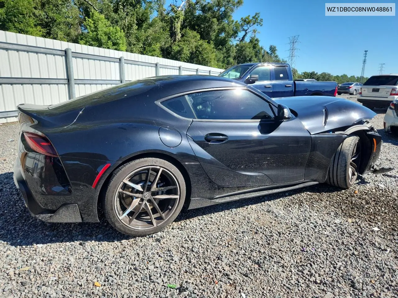 2022 Toyota Supra Base VIN: WZ1DB0C08NW048861 Lot: 83779355