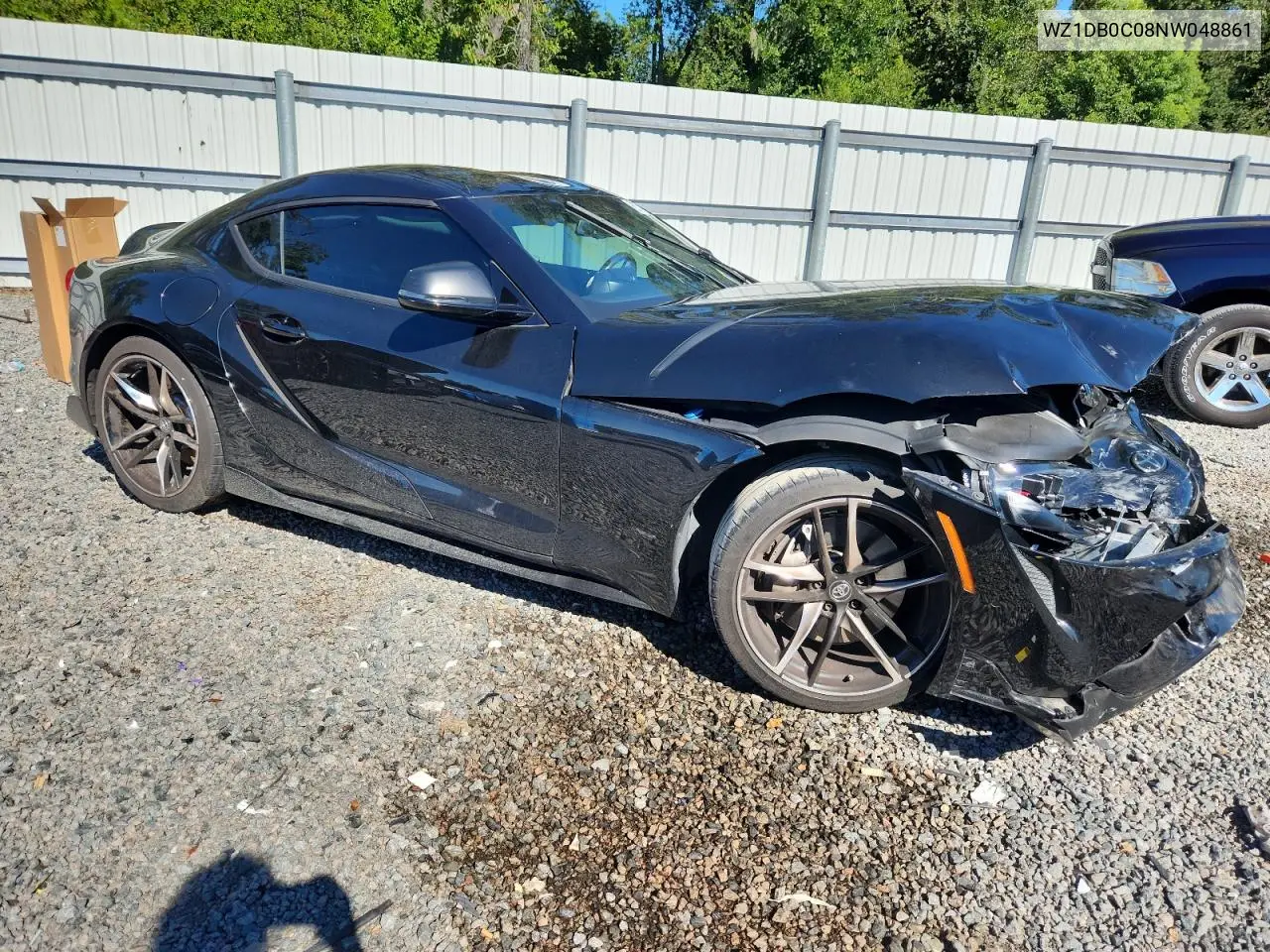 2022 Toyota Supra Base VIN: WZ1DB0C08NW048861 Lot: 83779355
