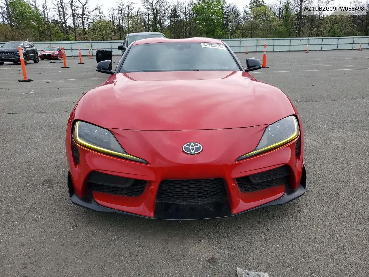 2023 Toyota Gr Supra 2.0 VIN: WZ1DB2G09PW058498 Lot: 52920396