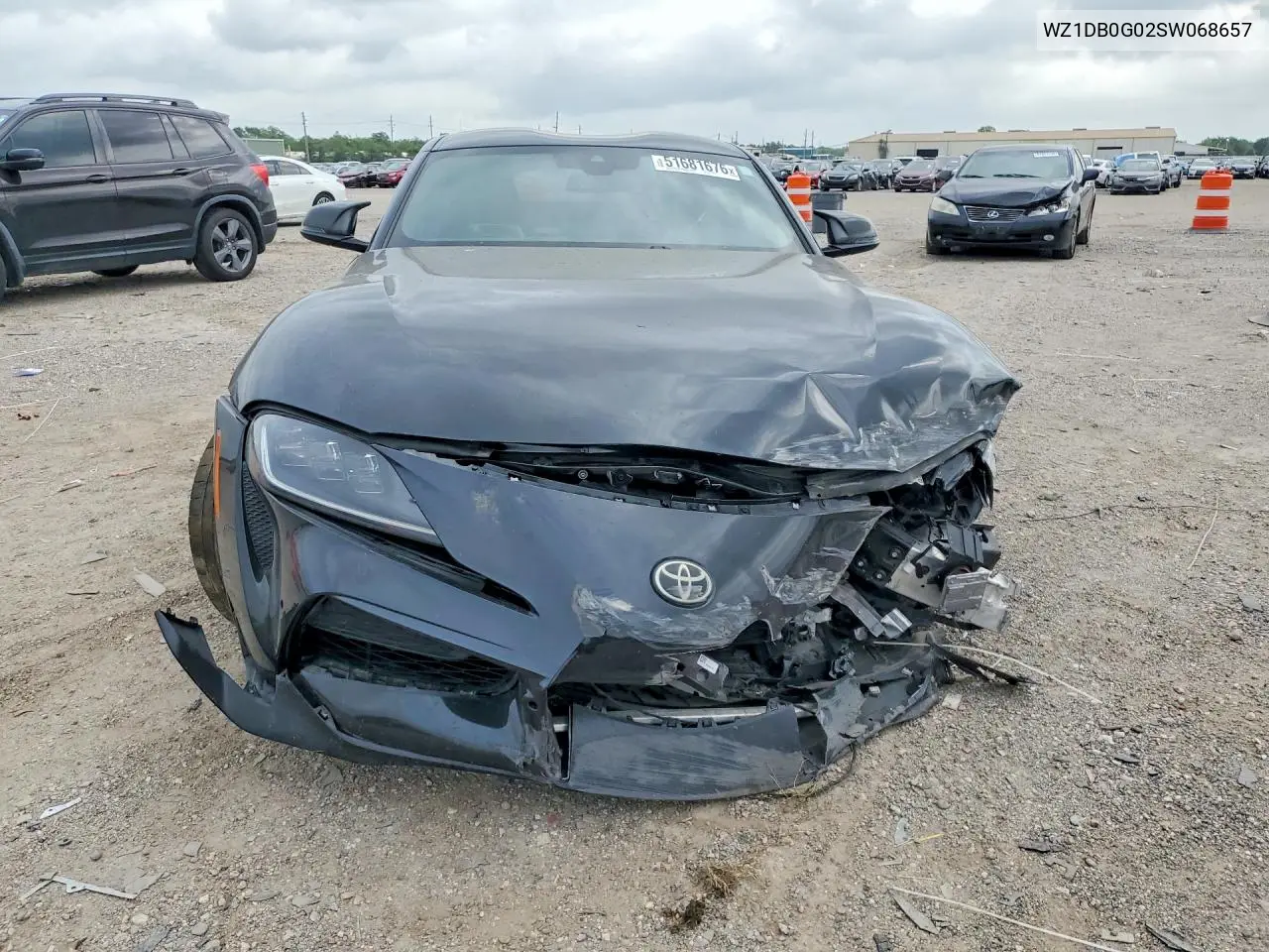 2025 Toyota Gr Supra 3.0 VIN: WZ1DB0G02SW068657 Lot: 51681676