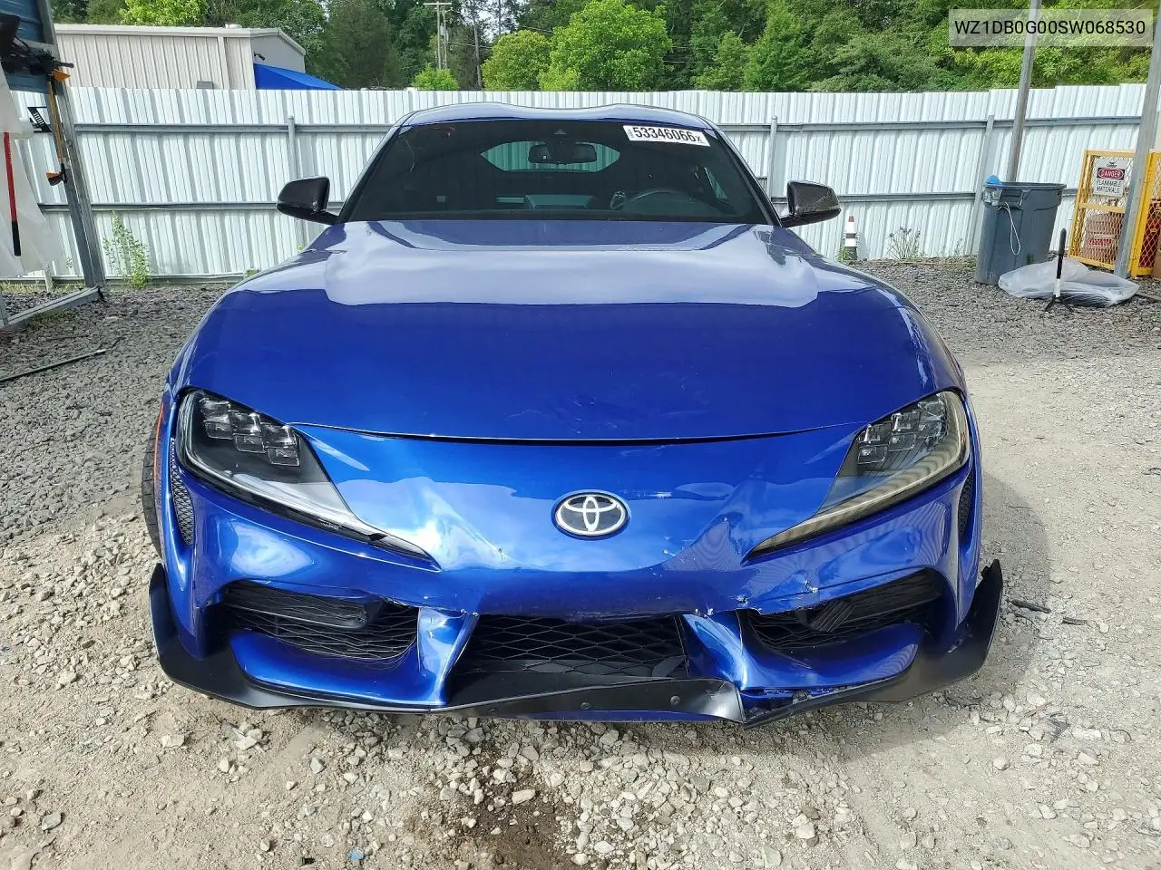 2025 Toyota Gr Supra 3.0 VIN: WZ1DB0G00SW068530 Lot: 53346066