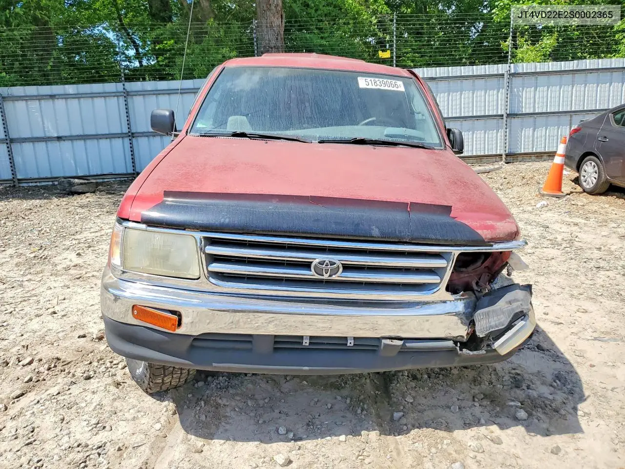 1995 Toyota T100 Xtracab Dx VIN: JT4VD22E2S0002365 Lot: 51839066