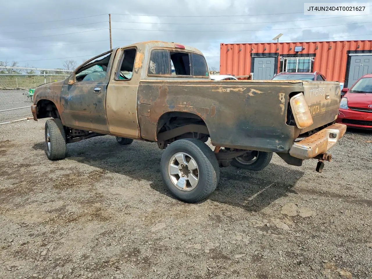 1996 Toyota T100 Xtracab Sr5 VIN: JT4UN24D4T0021627 Lot: 77957535