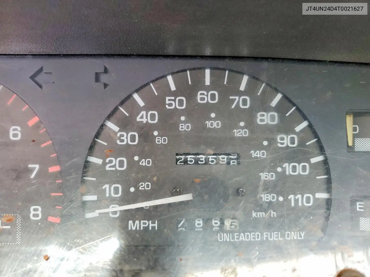 1996 Toyota T100 Xtracab Sr5 VIN: JT4UN24D4T0021627 Lot: 77957535