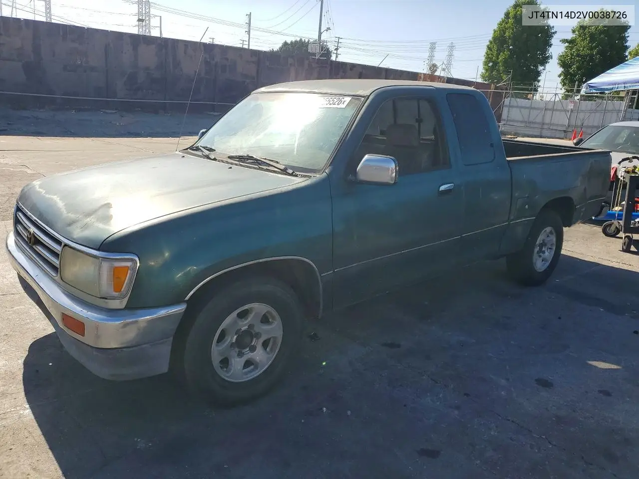 1997 Toyota T100 Xtracab Sr5 VIN: JT4TN14D2V0038726 Lot: 60656526