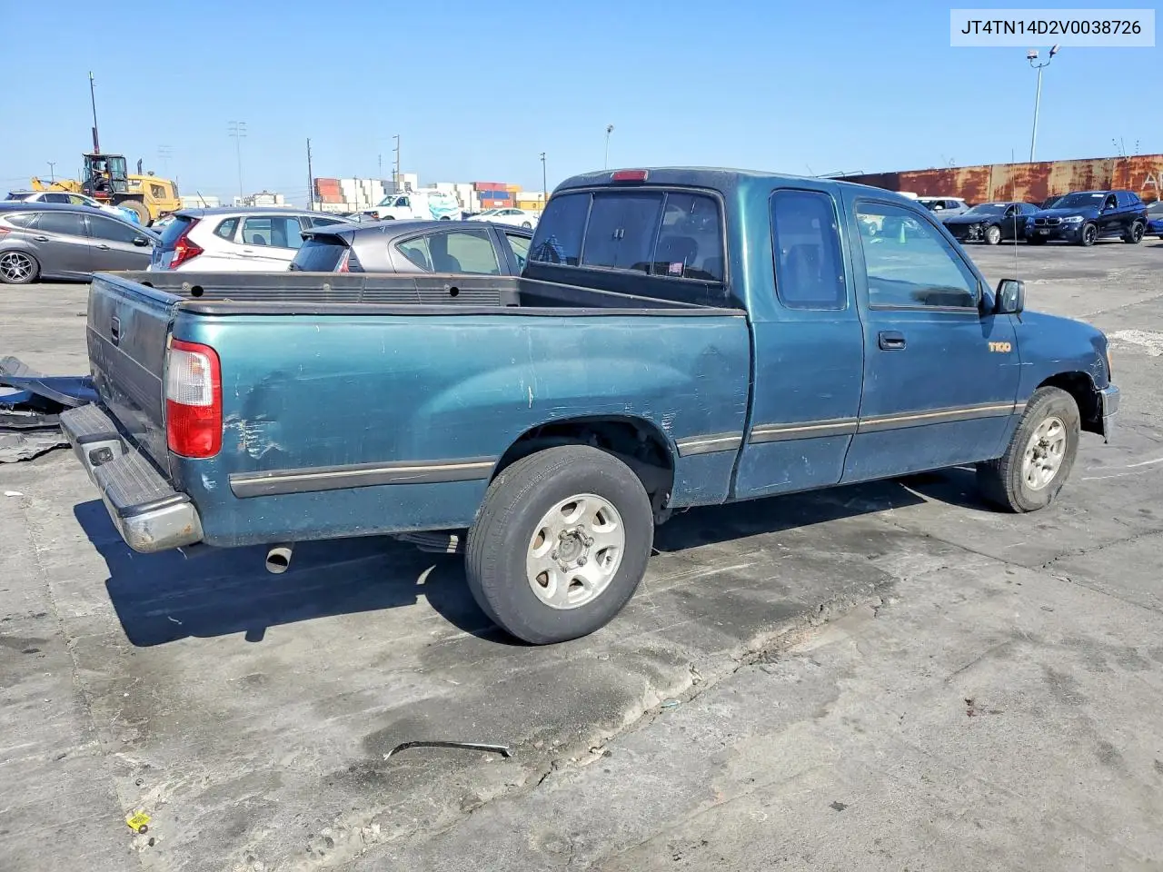 1997 Toyota T100 Xtracab Sr5 VIN: JT4TN14D2V0038726 Lot: 60656526