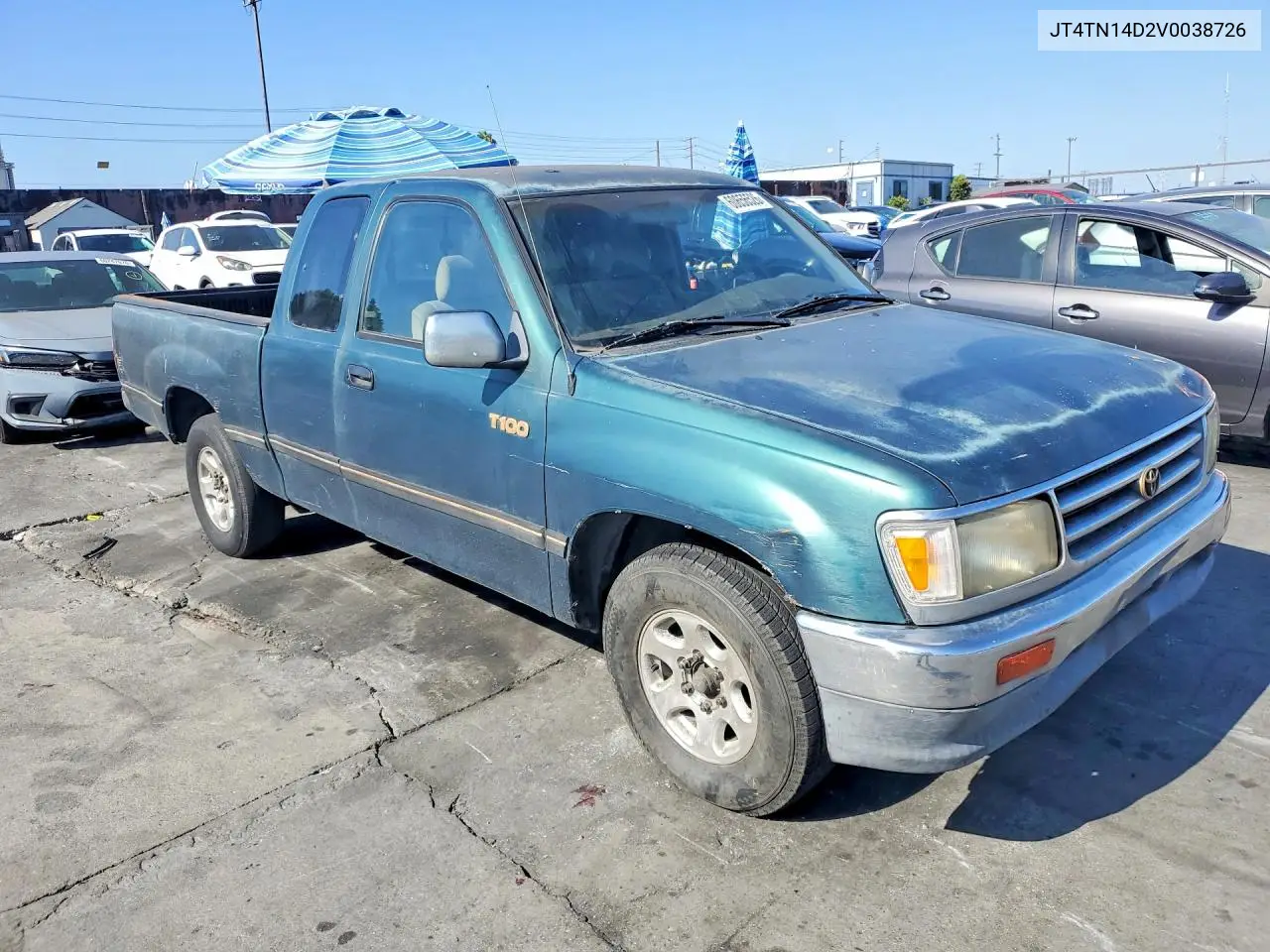 1997 Toyota T100 Xtracab Sr5 VIN: JT4TN14D2V0038726 Lot: 60656526