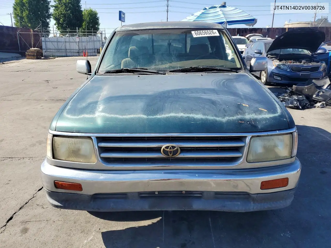 1997 Toyota T100 Xtracab Sr5 VIN: JT4TN14D2V0038726 Lot: 60656526