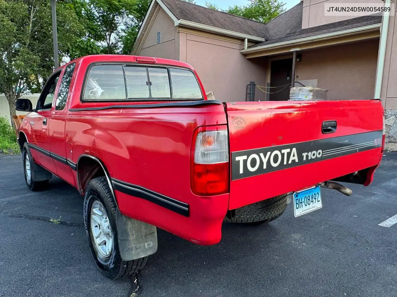 1998 Toyota T100 Sr5 VIN: JT4UN24D5W0054589 Lot: 62194416