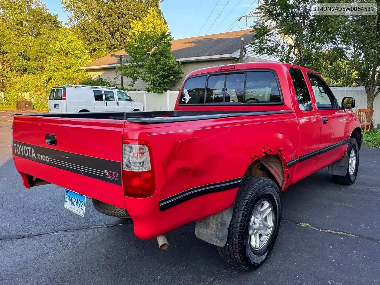 1998 Toyota T100 Sr5 VIN: JT4UN24D5W0054589 Lot: 62194416