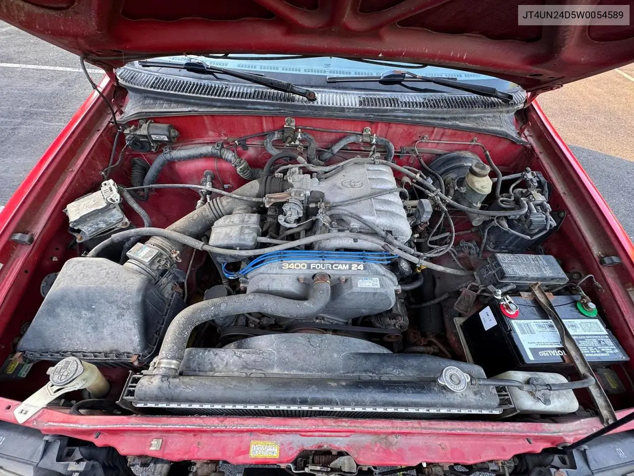 1998 Toyota T100 Sr5 VIN: JT4UN24D5W0054589 Lot: 62194416