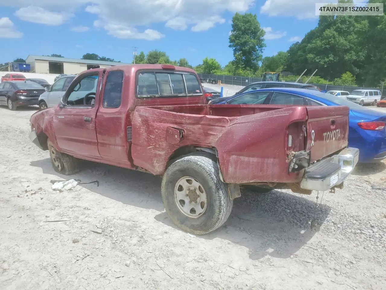 1995 Toyota Tacoma Xtracab VIN: 4TAVN73F1SZ002415 Lot: 53120136