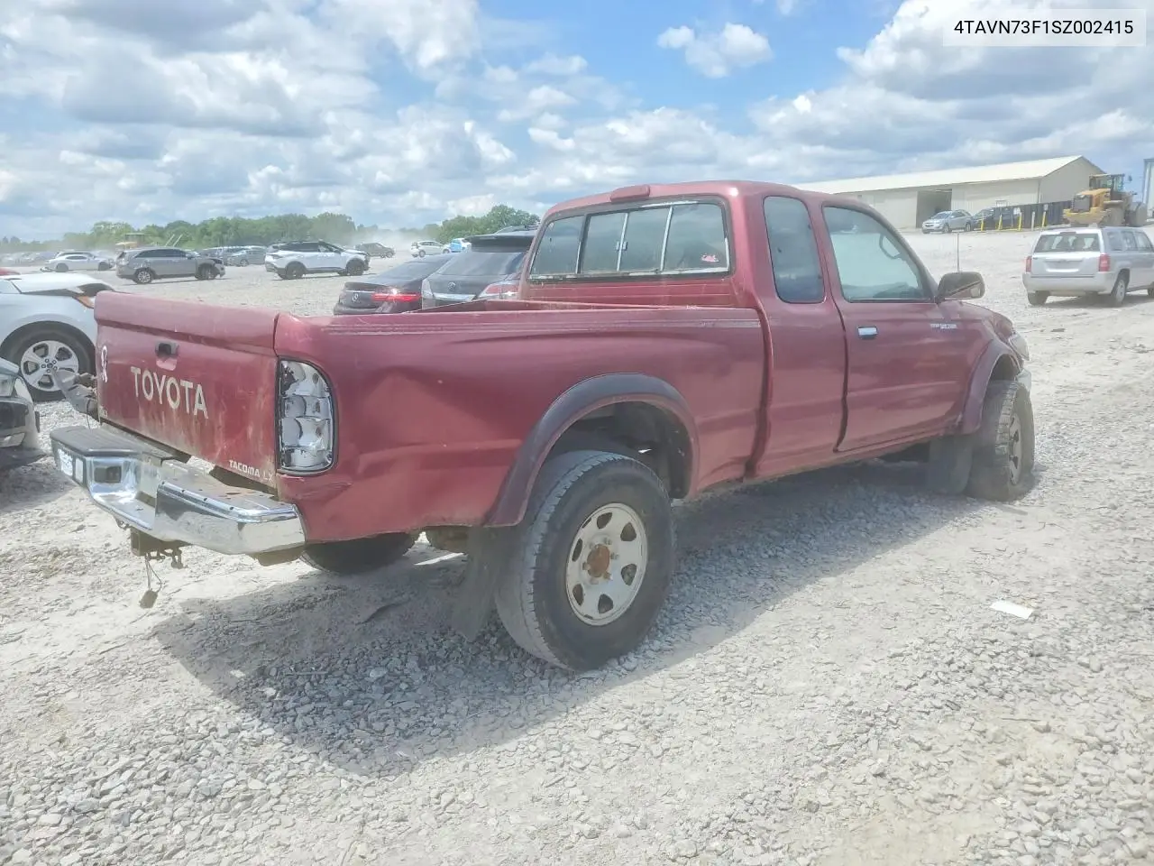 1995 Toyota Tacoma Xtracab VIN: 4TAVN73F1SZ002415 Lot: 53120136