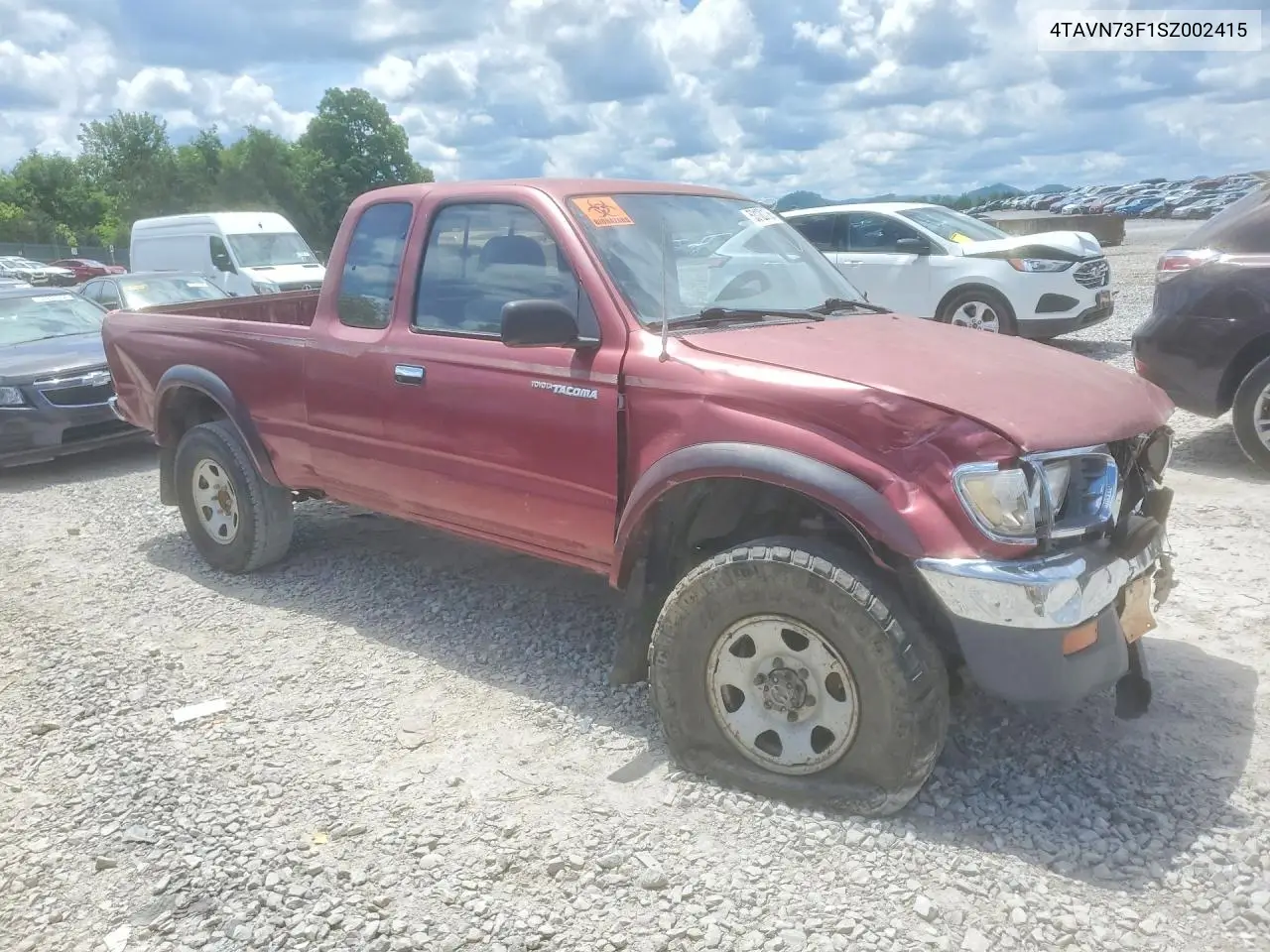 1995 Toyota Tacoma Xtracab VIN: 4TAVN73F1SZ002415 Lot: 53120136