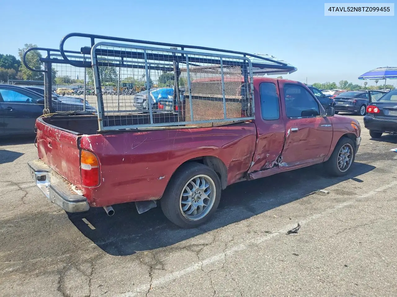 1996 Toyota Tacoma Xtracab VIN: 4TAVL52N8TZ099455 Lot: 58811096