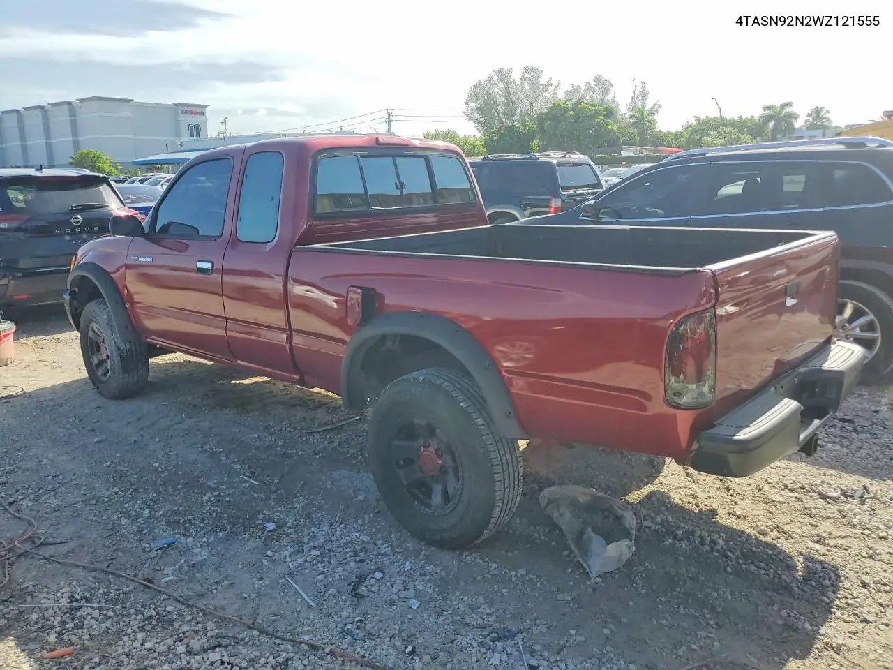 1998 Toyota Tacoma Xtracab Prerunner VIN: 4TASN92N2WZ121555 Lot: 61290526