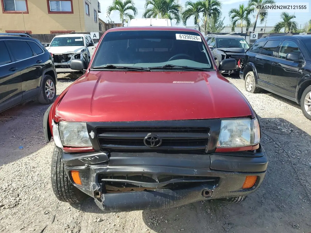 1998 Toyota Tacoma Xtracab Prerunner VIN: 4TASN92N2WZ121555 Lot: 61290526