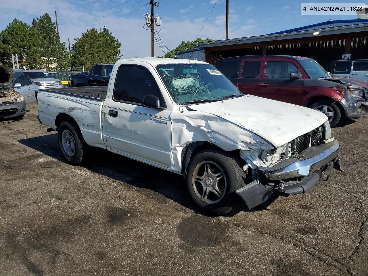 1998 Toyota Tacoma Base VIN: 4TANL42N2WZ101828 Lot: 61895096