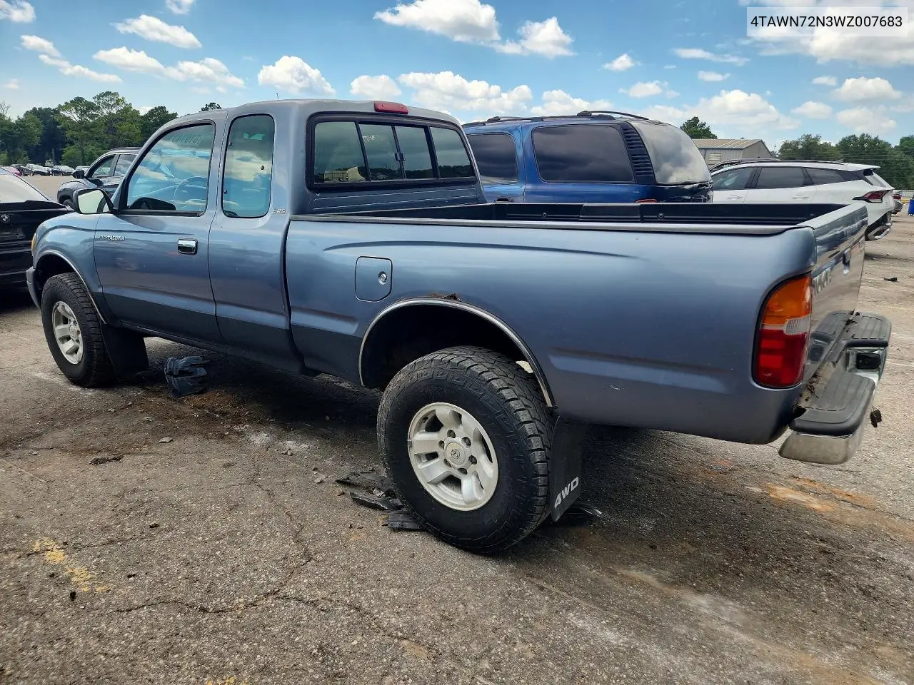 1998 Toyota Tacoma V6 VIN: 4TAWN72N3WZ007683 Lot: 61914316