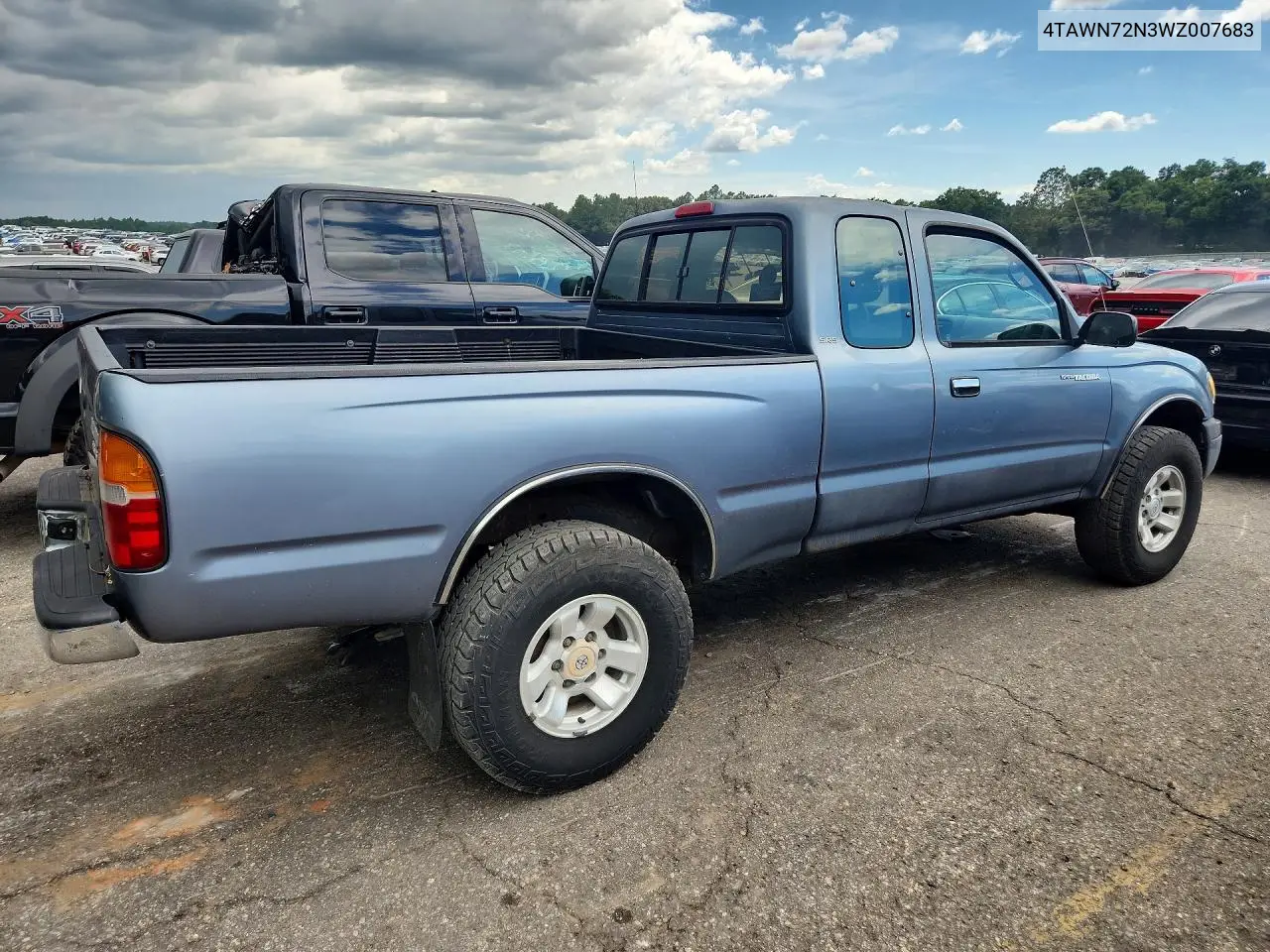 1998 Toyota Tacoma V6 VIN: 4TAWN72N3WZ007683 Lot: 61914316