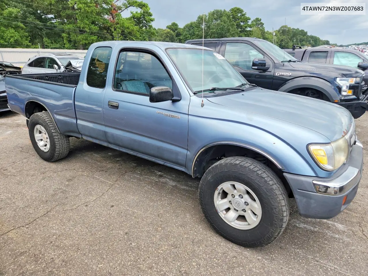 1998 Toyota Tacoma V6 VIN: 4TAWN72N3WZ007683 Lot: 61914316
