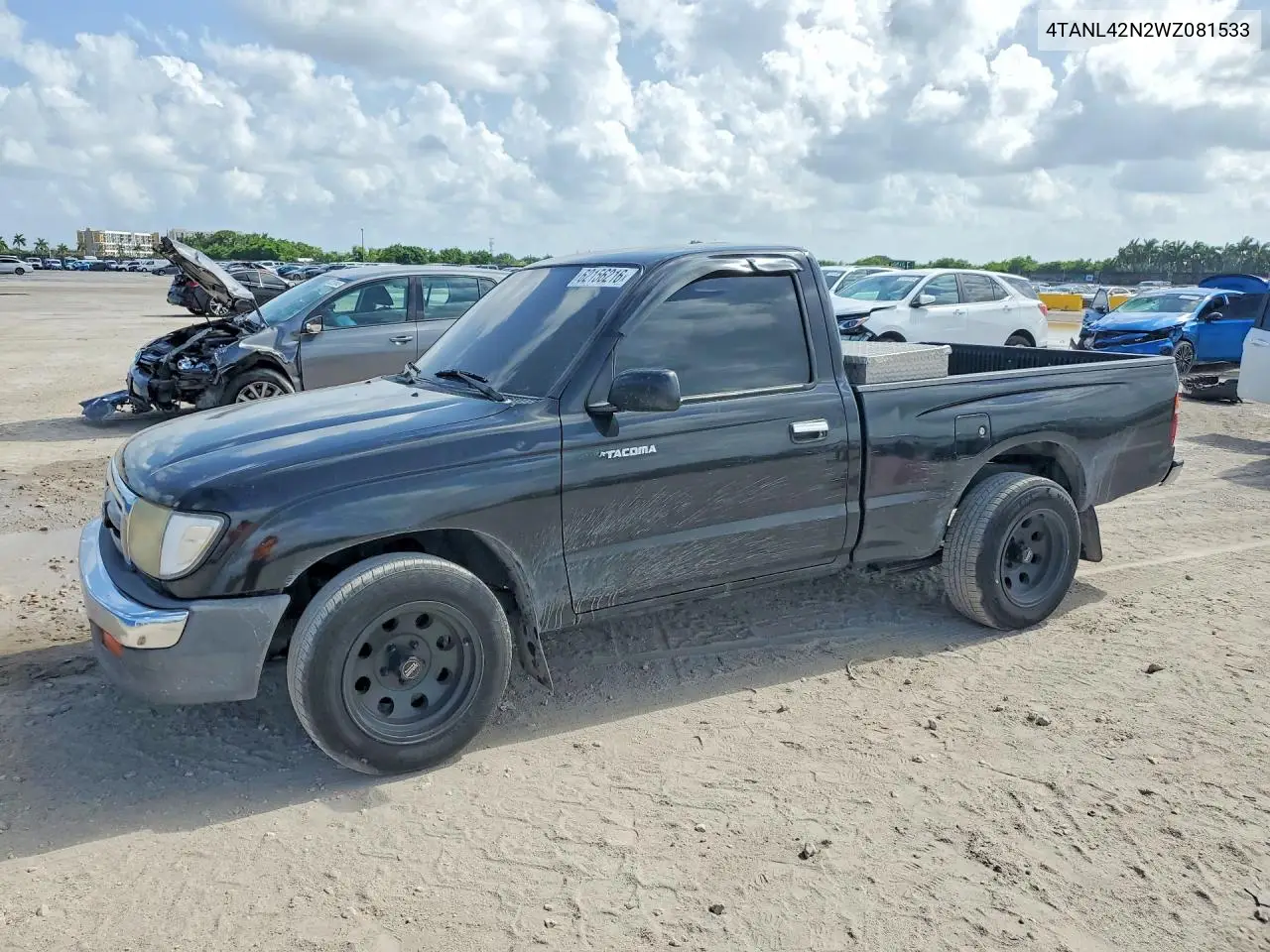 1998 Toyota Tacoma Base VIN: 4TANL42N2WZ081533 Lot: 62156216