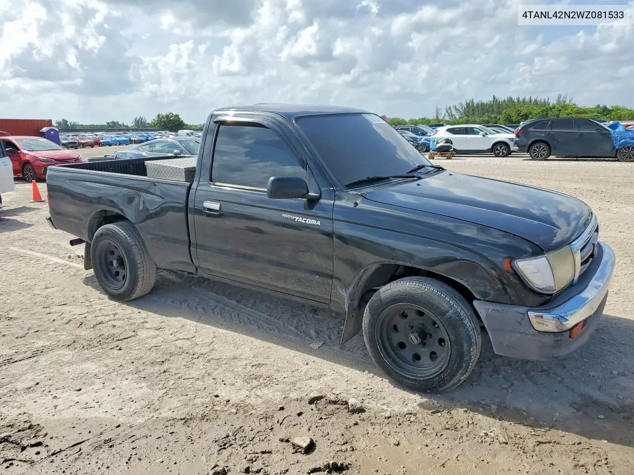1998 Toyota Tacoma Base VIN: 4TANL42N2WZ081533 Lot: 62156216