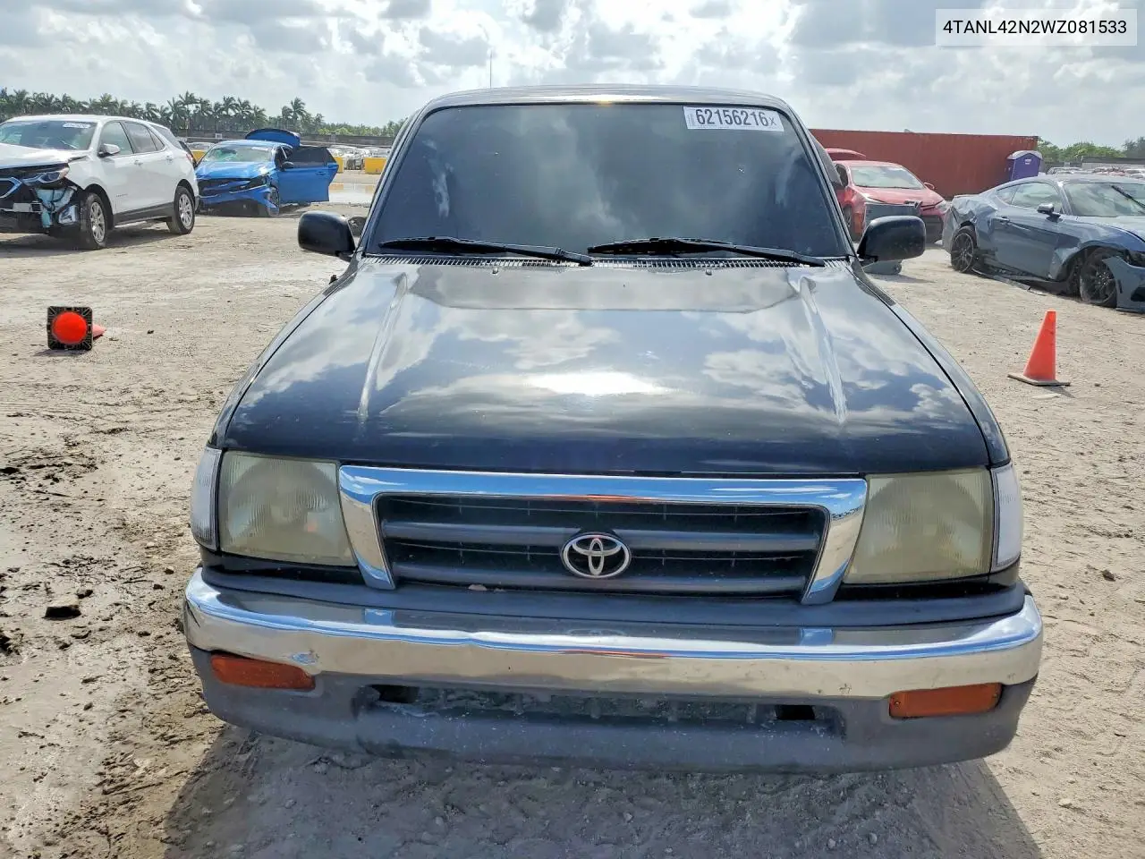 1998 Toyota Tacoma Base VIN: 4TANL42N2WZ081533 Lot: 62156216