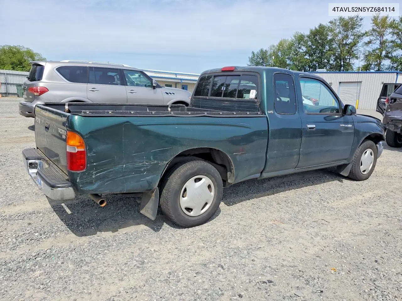 2000 Toyota Tacoma Base VIN: 4TAVL52N5YZ684114 Lot: 61777016