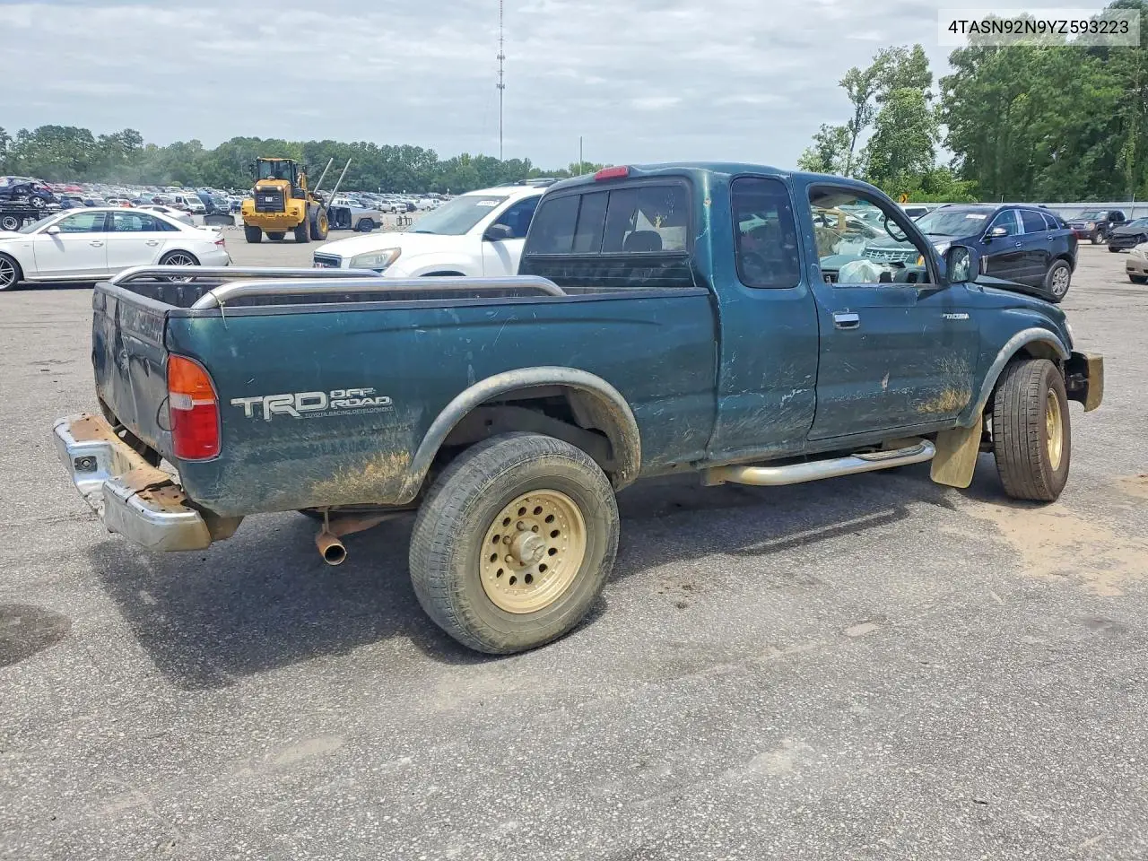 4TASN92N9YZ593223 2000 Toyota Tacoma Xtracab Prerunner