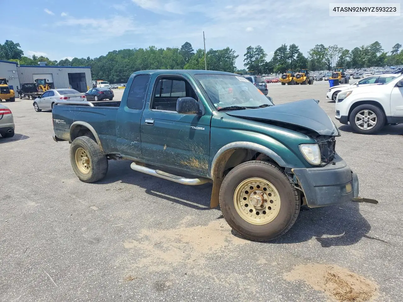 4TASN92N9YZ593223 2000 Toyota Tacoma Xtracab Prerunner