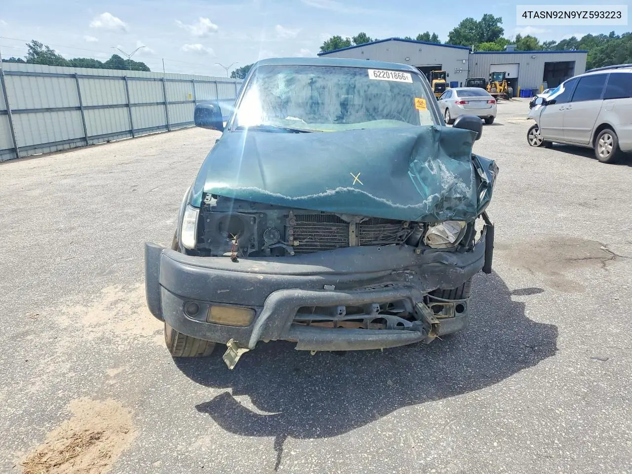 4TASN92N9YZ593223 2000 Toyota Tacoma Xtracab Prerunner