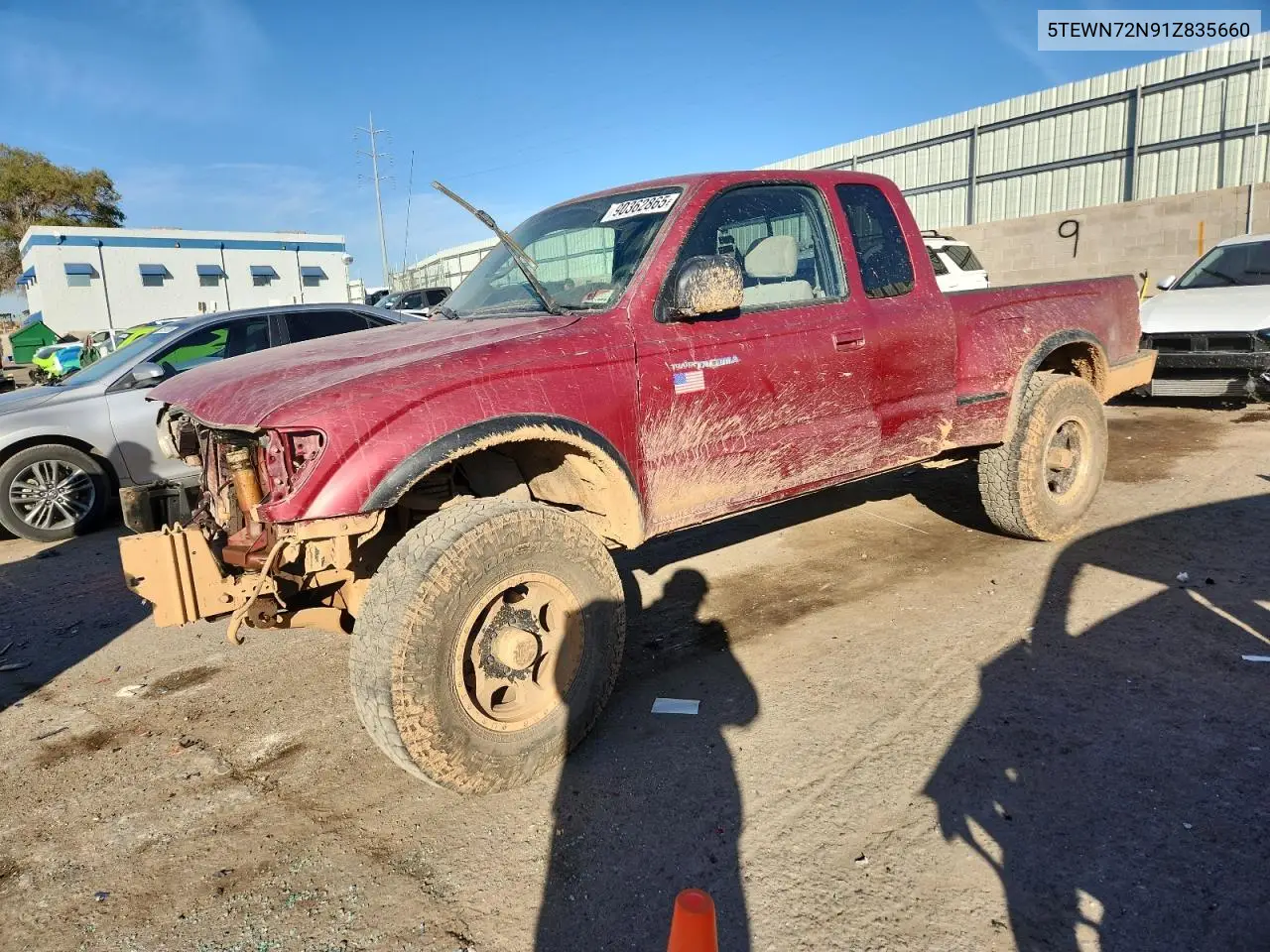 5TEWN72N91Z835660 2001 Toyota Tacoma Xtracab