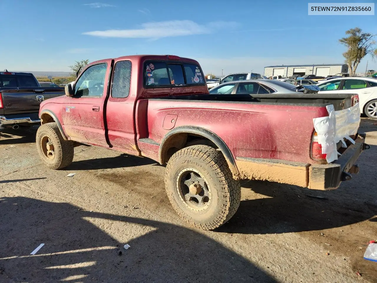 5TEWN72N91Z835660 2001 Toyota Tacoma Xtracab
