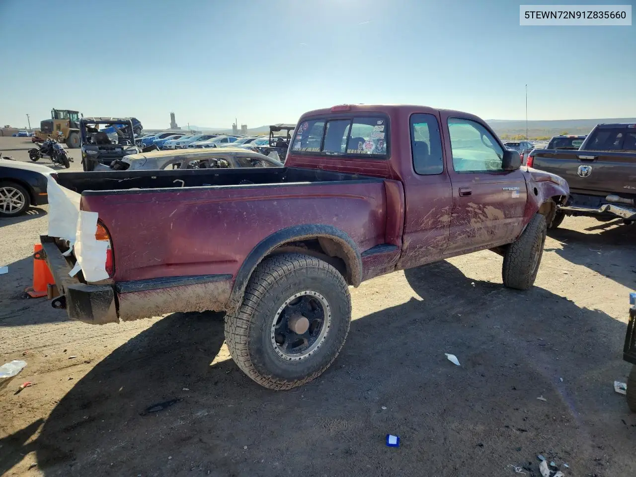 5TEWN72N91Z835660 2001 Toyota Tacoma Xtracab