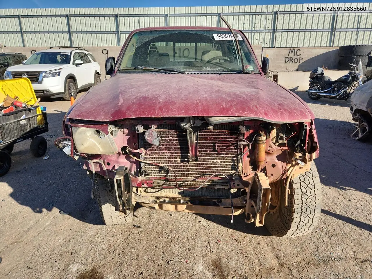 5TEWN72N91Z835660 2001 Toyota Tacoma Xtracab