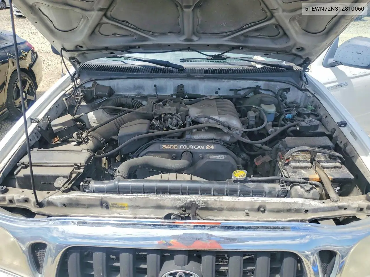 2001 Toyota Tacoma V6 VIN: 5TEWN72N31Z810060 Lot: 60921486