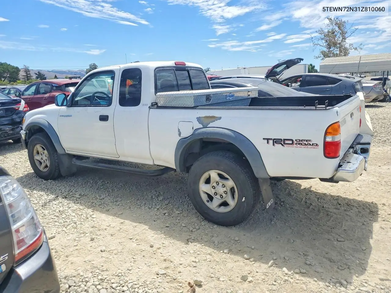 2001 Toyota Tacoma V6 VIN: 5TEWN72N31Z810060 Lot: 60921486